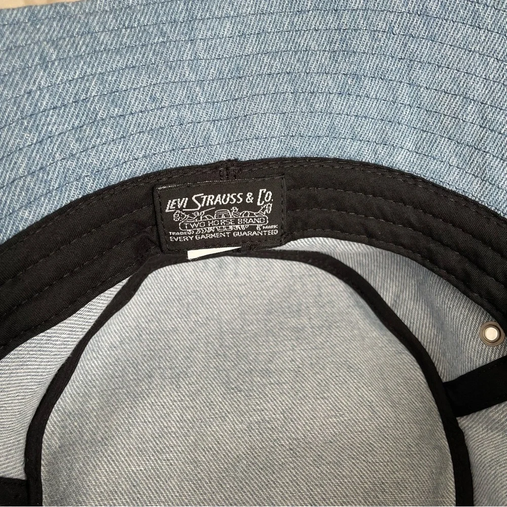 Levi's Lightwash Denim Bucket Hat Gorpcore Streetwear - Picture 5 of 5